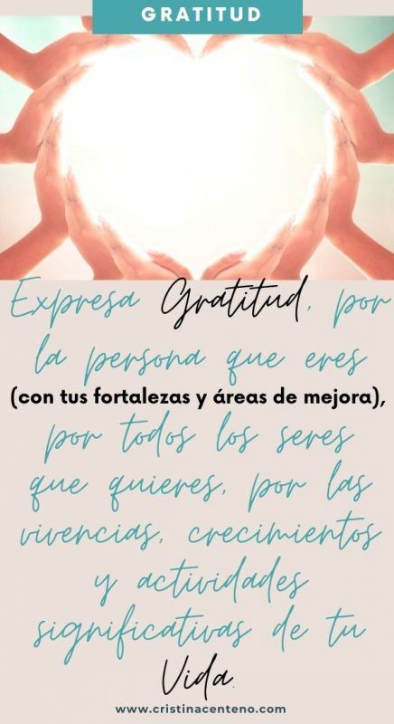 Conoce los beneficios de practicar la gratitud en tu vida - Cristina ...